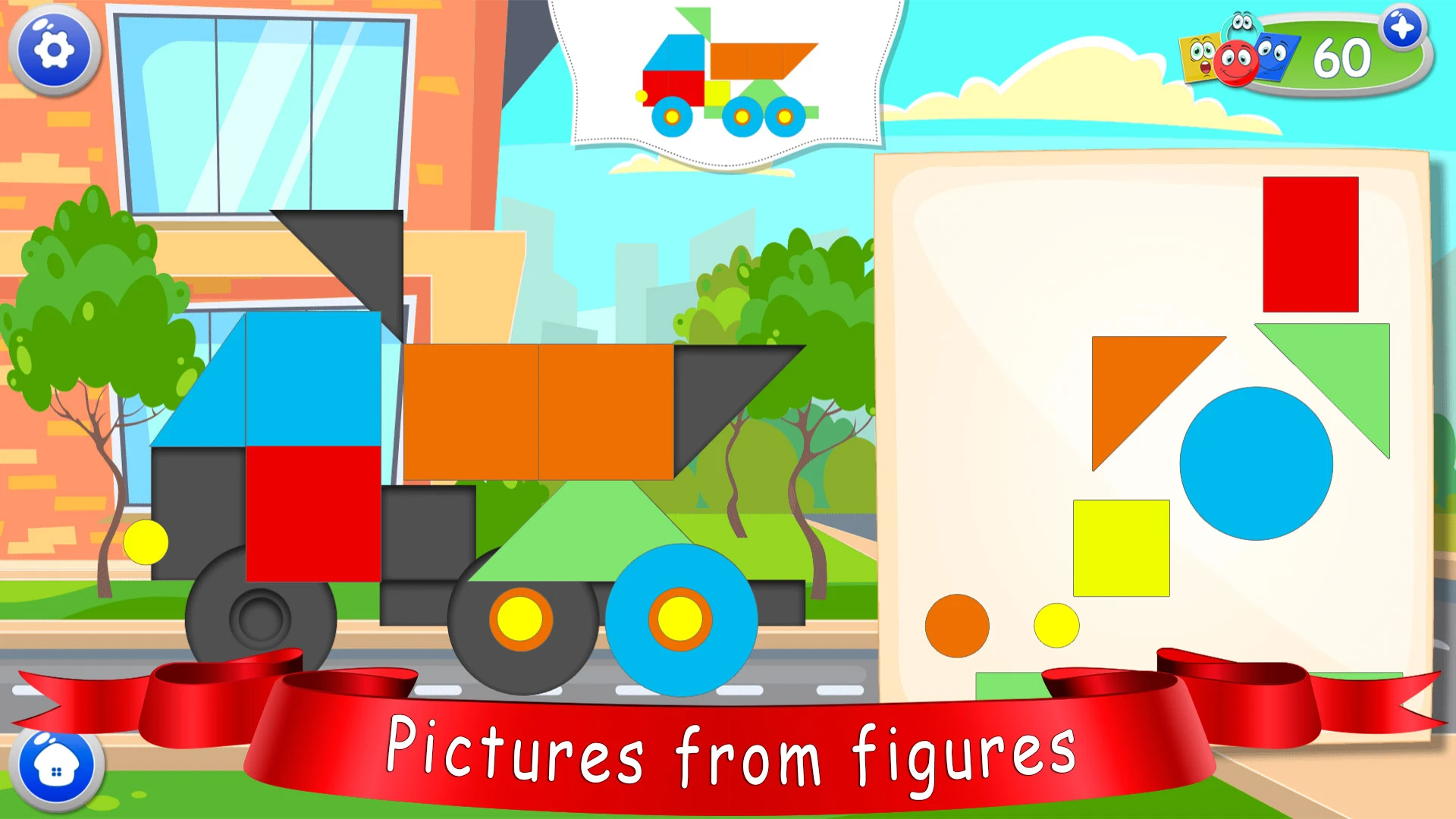 Learn shapes — kids games screenshot